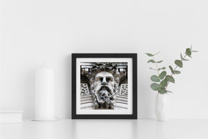 Stone Carved Face - Study 4