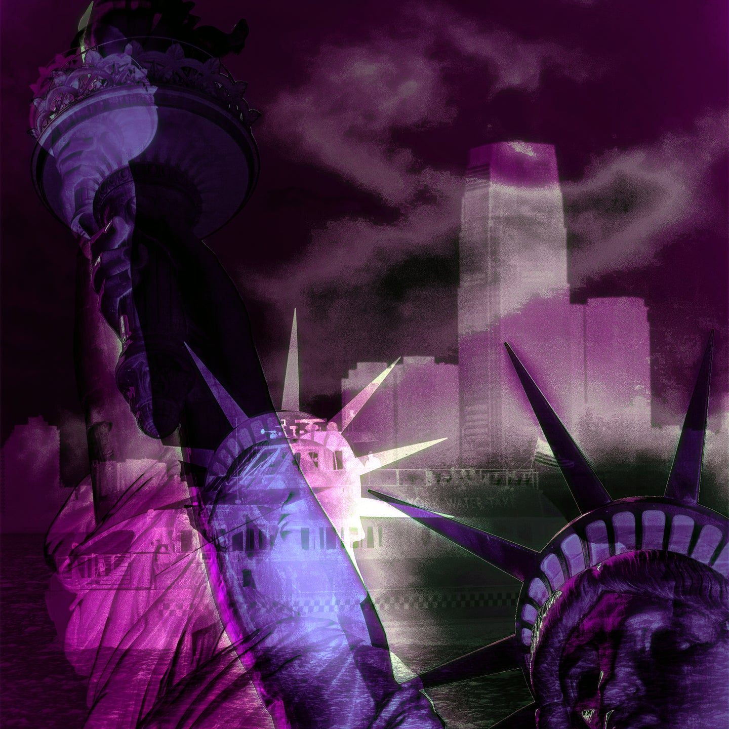 Lady Liberty Montage - Study 1