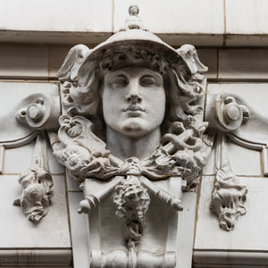 Stone Carved Face - Study 2
