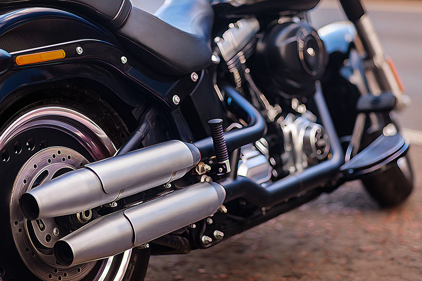 Twin Exhaust - Study 1